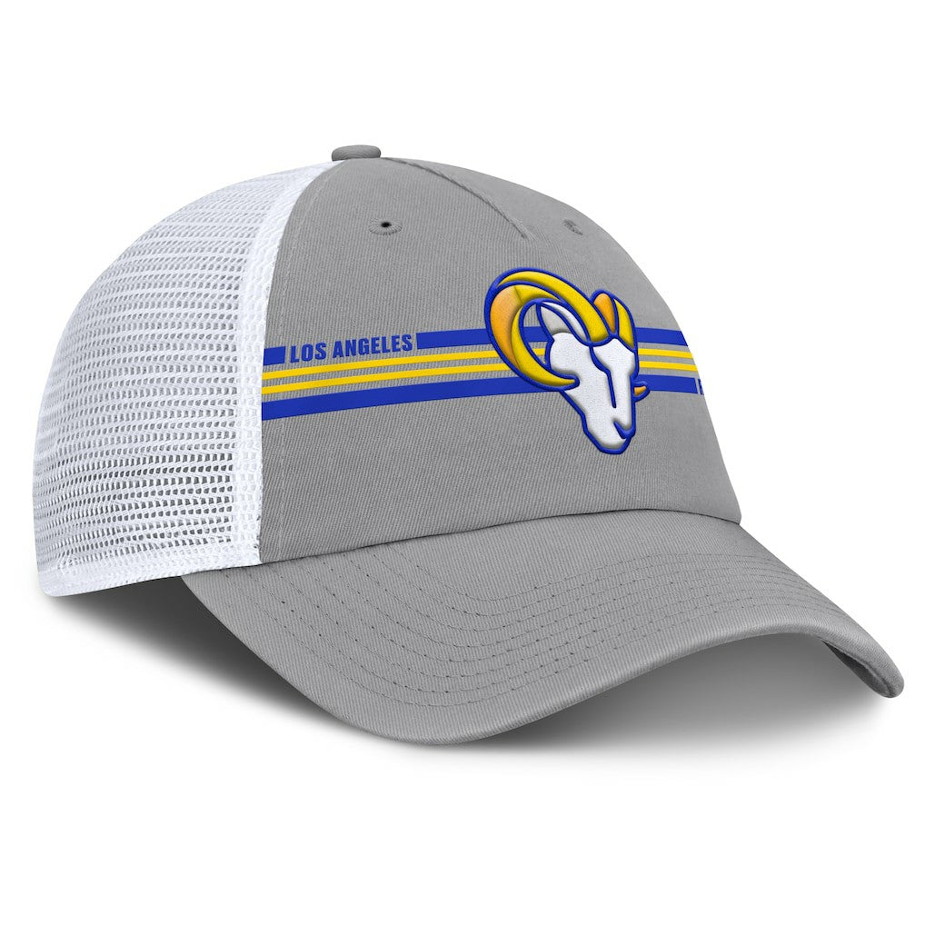 Los Angeles Rams Singleback Trucker Adjustable Hat - Gray sale