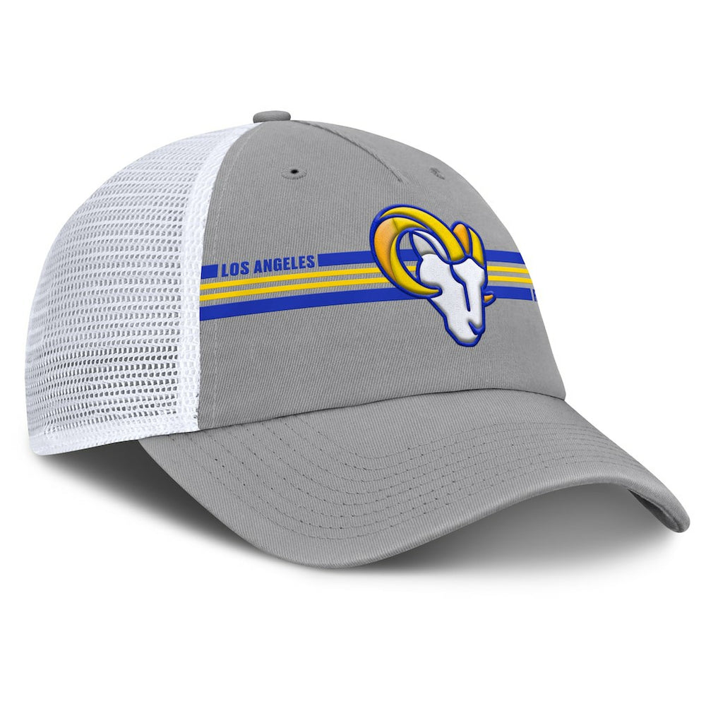 Los Angeles Rams Singleback Trucker Adjustable Hat - Gray sale