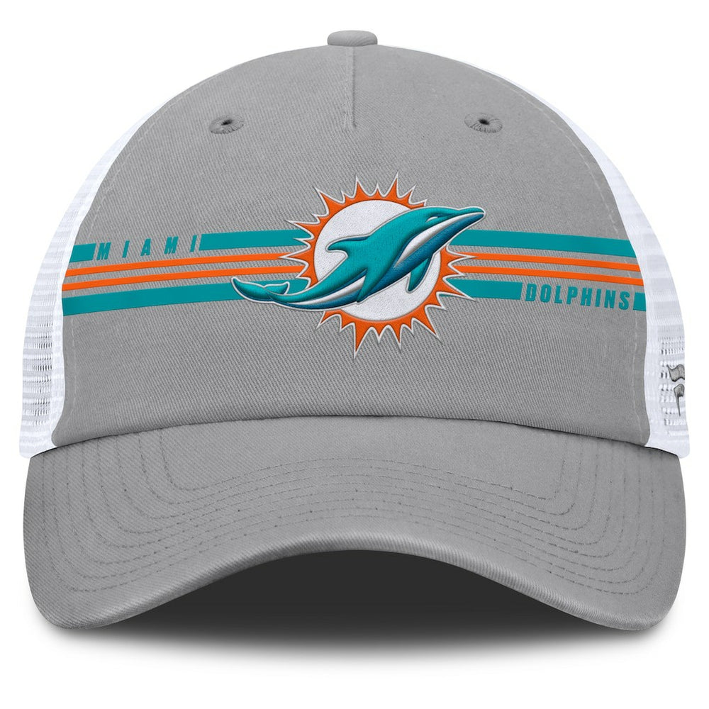 Miami Dolphins Singleback Trucker Adjustable Hat - Gray online