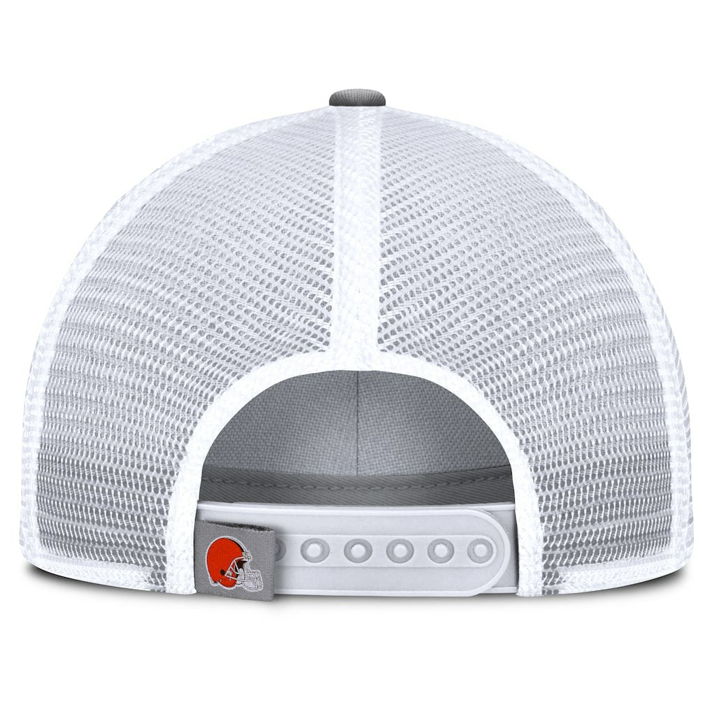 Cleveland Browns Singleback Trucker Adjustable Hat - Gray for sale
