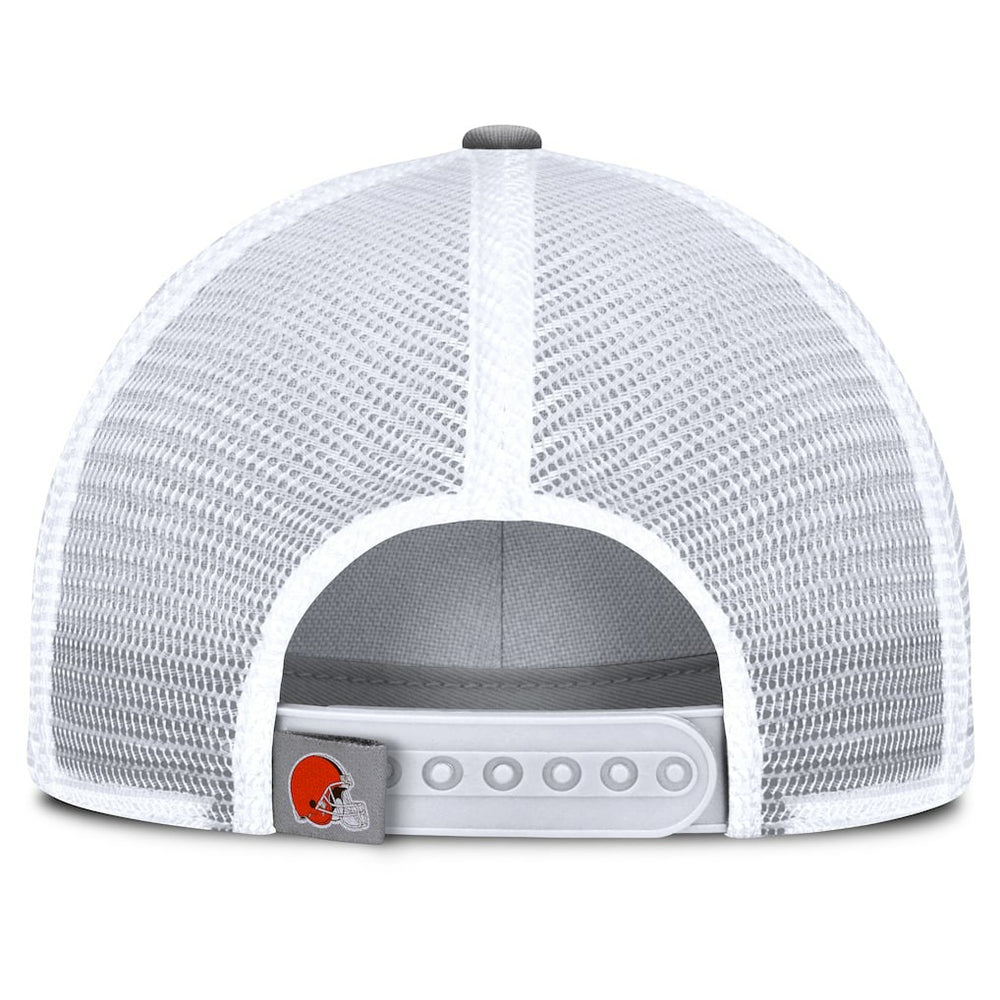 Cleveland Browns Singleback Trucker Adjustable Hat - Gray for sale