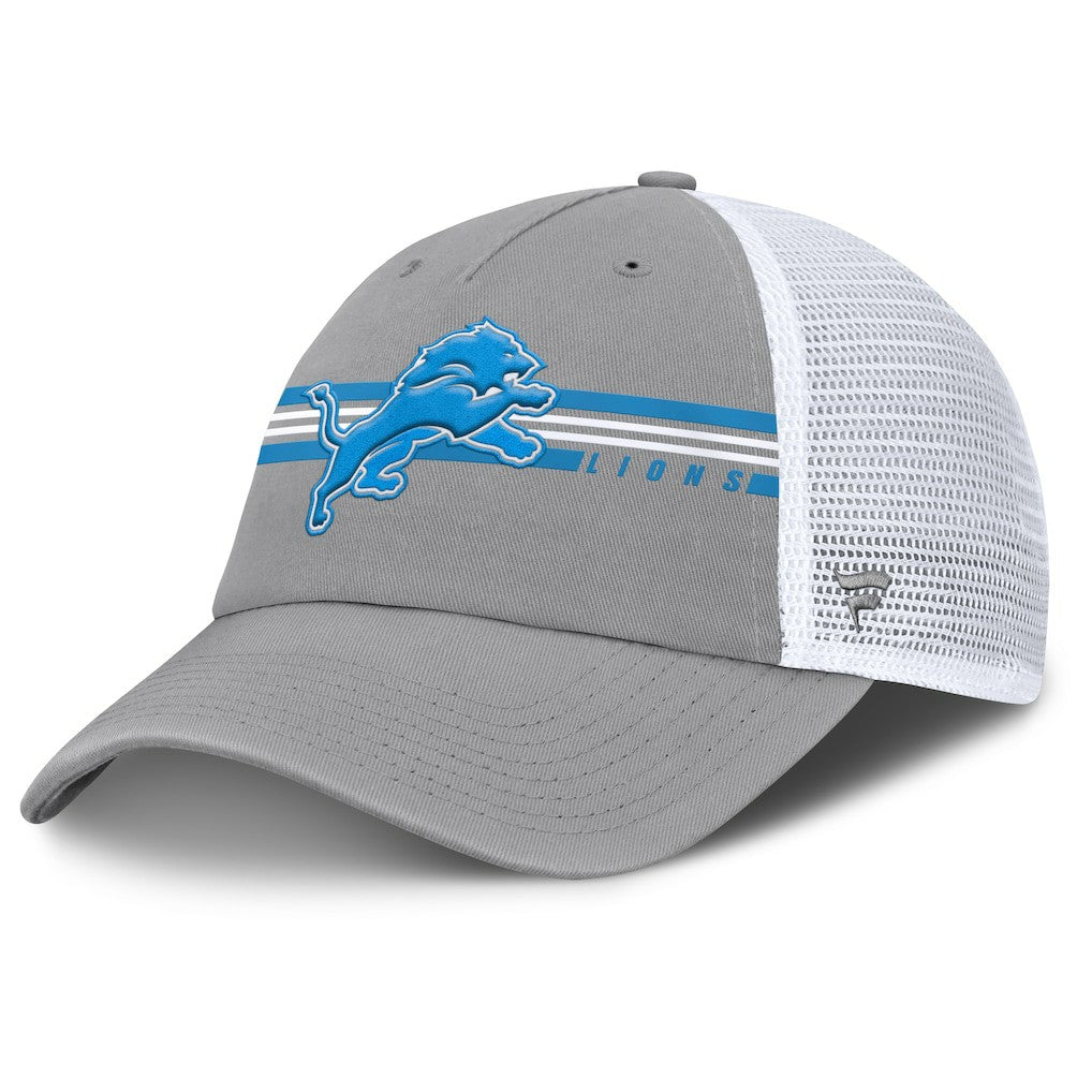 Detroit Lions Singleback Trucker Adjustable Hat - Gray sale