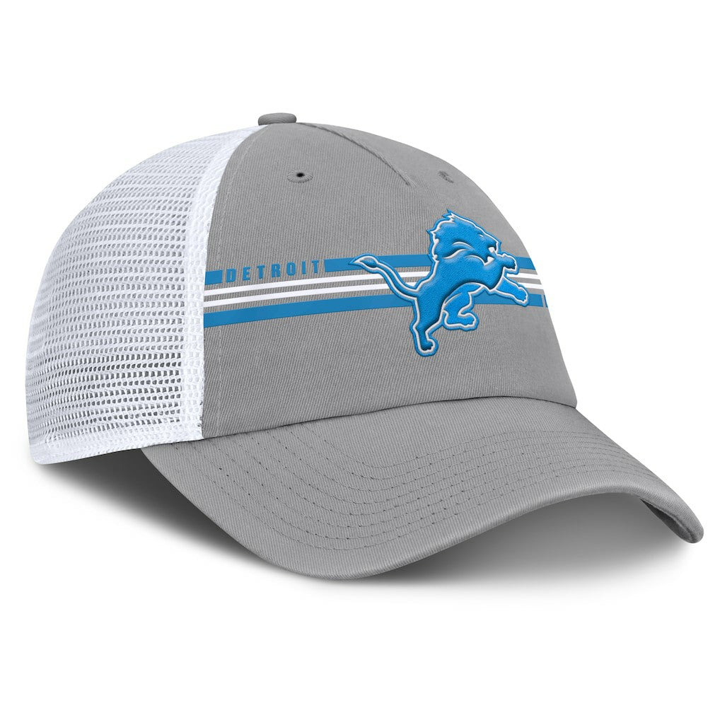 Detroit Lions Singleback Trucker Adjustable Hat - Gray sale