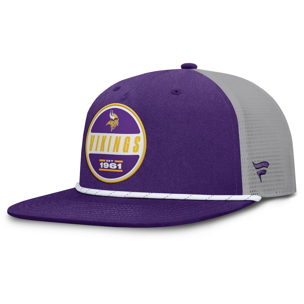 Minnesota Vikings Edge Rush Trucker Adjustable Hat - Purple/Gray online