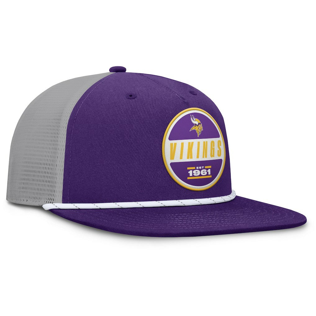 Minnesota Vikings Edge Rush Trucker Adjustable Hat - Purple/Gray online