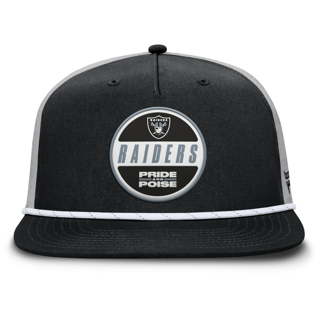 Las Vegas Raiders Edge Rush Trucker Adjustable Hat - Black/Gray outlet