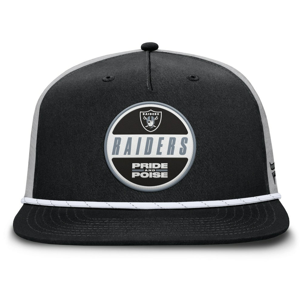 Las Vegas Raiders Edge Rush Trucker Adjustable Hat - Black/Gray outlet