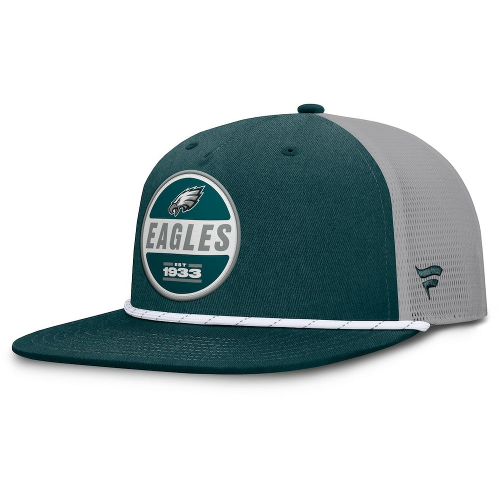 Philadelphia Eagles Edge Rush Trucker Adjustable Hat - Midnight Green/Gray cheap