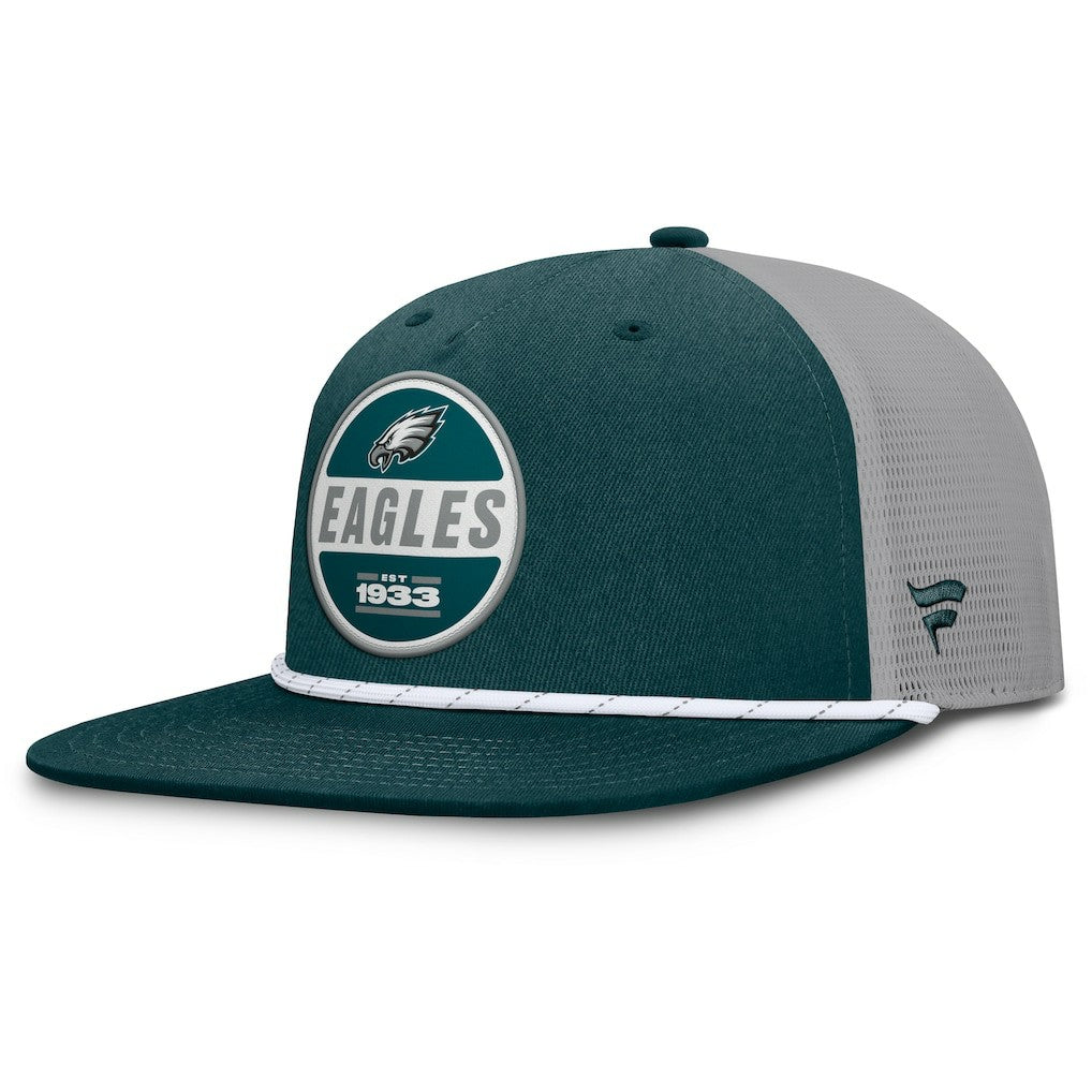 Philadelphia Eagles Edge Rush Trucker Adjustable Hat - Midnight Green/Gray cheap