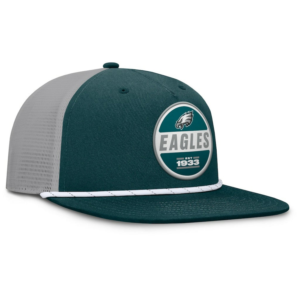 Philadelphia Eagles Edge Rush Trucker Adjustable Hat - Midnight Green/Gray cheap