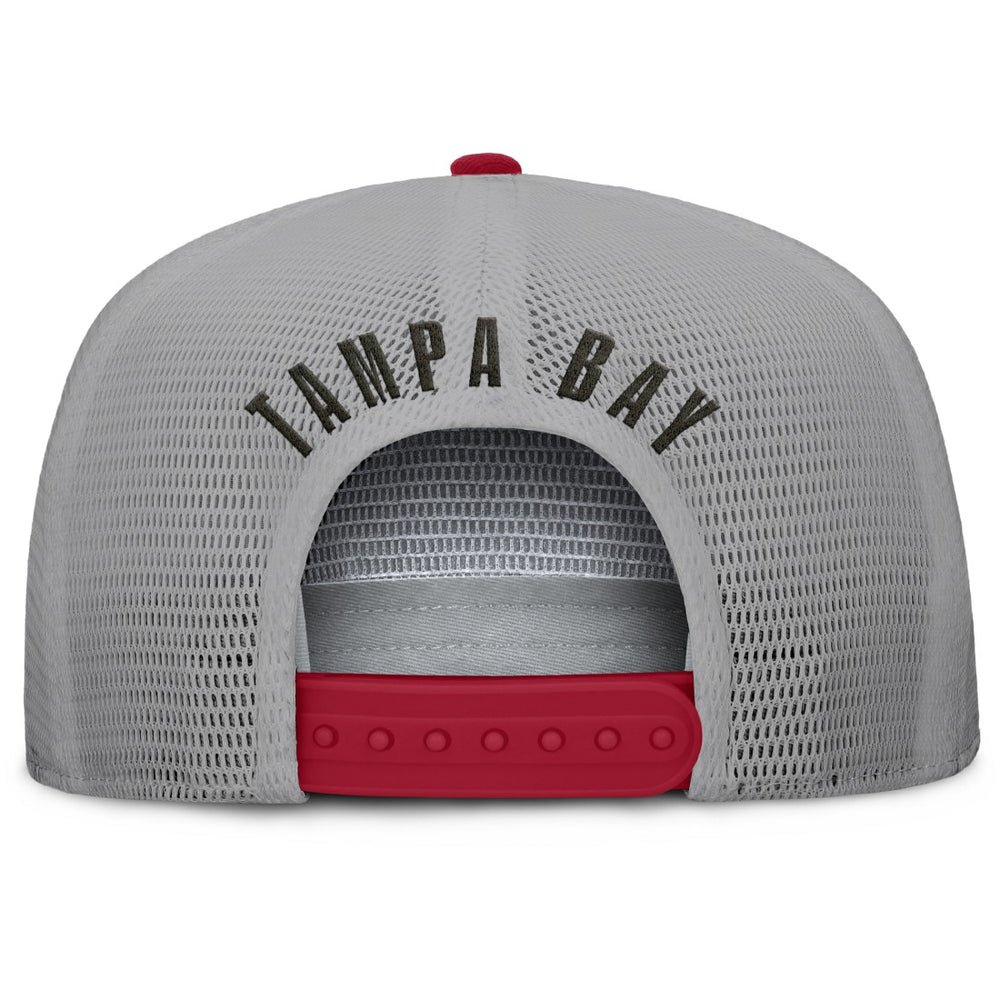 Tampa Bay Buccaneers Edge Rush Trucker Adjustable Hat - Red/Gray on sale