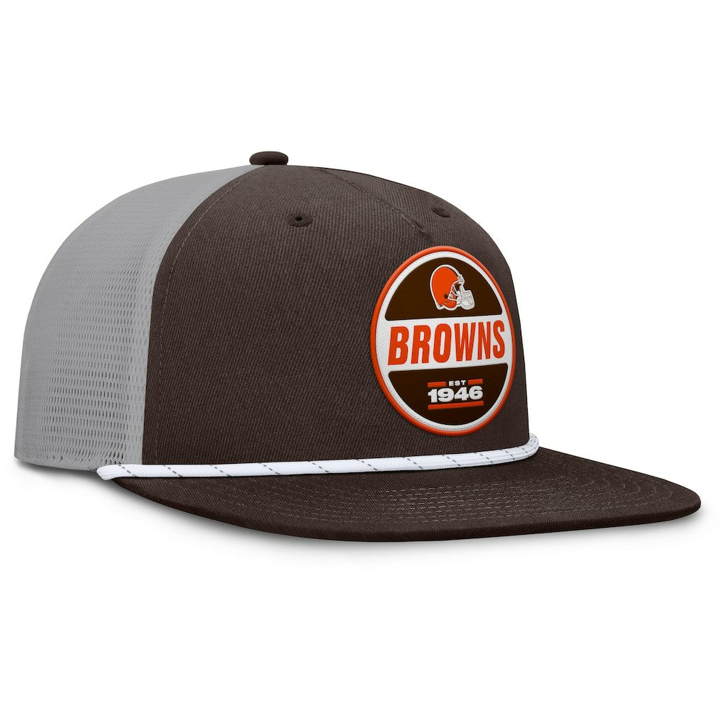 Cleveland Browns Edge Rush Trucker Adjustable Hat - Brown/Gray sale