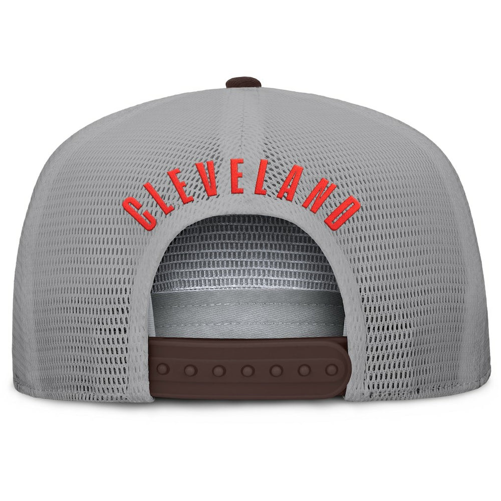 Cleveland Browns Edge Rush Trucker Adjustable Hat - Brown/Gray sale