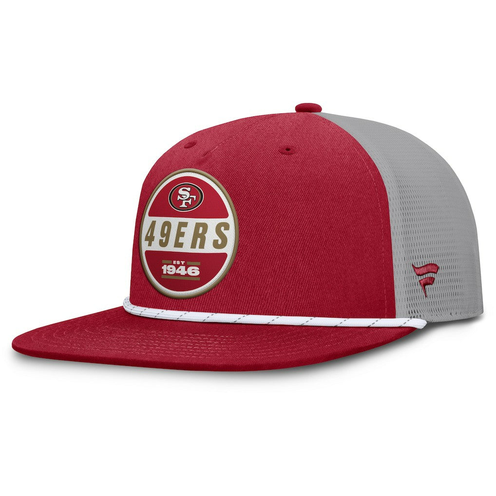 San Francisco 49ers Edge Rush Trucker Adjustable Hat - Scarlet/Gray sale