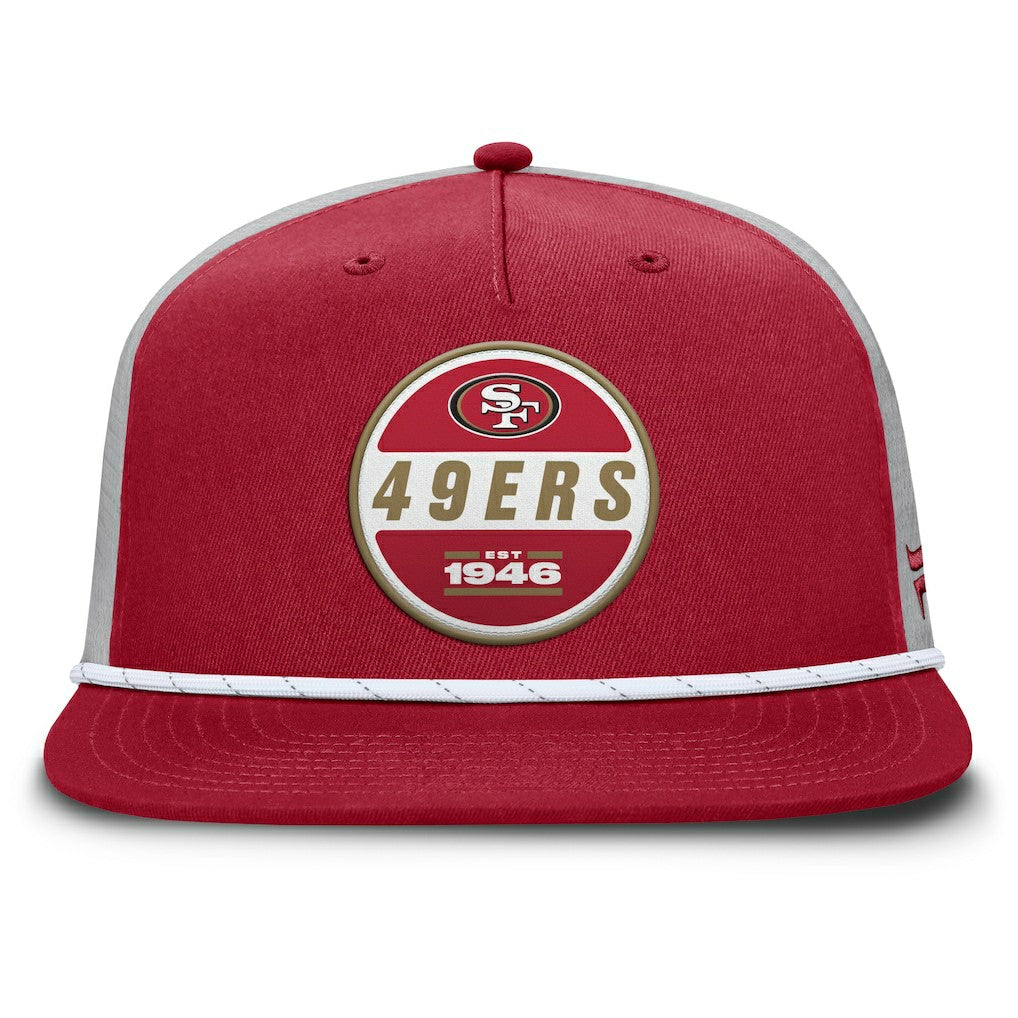 San Francisco 49ers Edge Rush Trucker Adjustable Hat - Scarlet/Gray sale