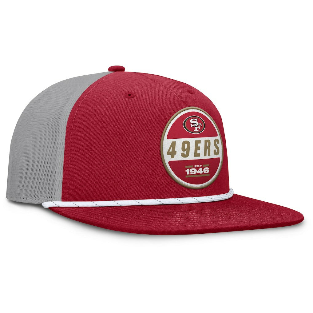 San Francisco 49ers Edge Rush Trucker Adjustable Hat - Scarlet/Gray sale