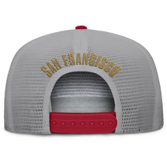 San Francisco 49ers Edge Rush Trucker Adjustable Hat - Scarlet/Gray sale