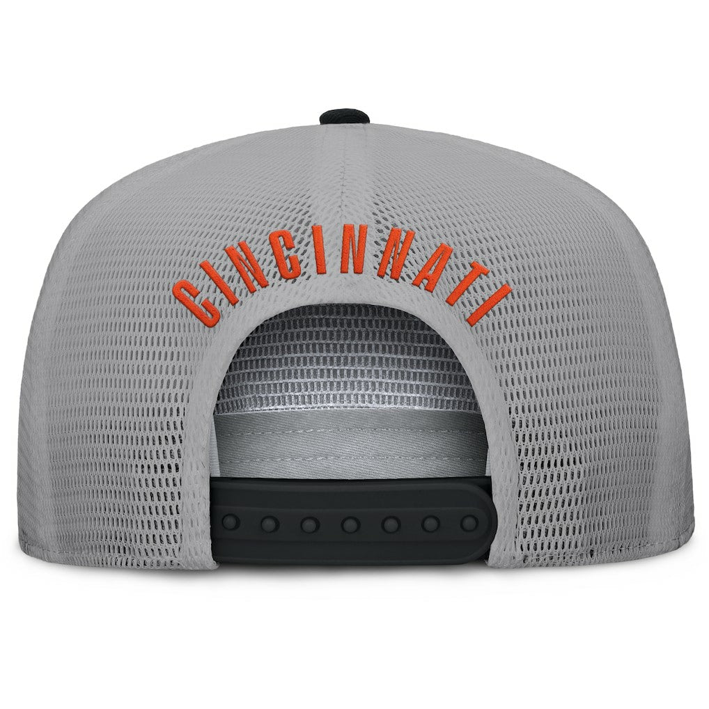 Cincinnati Bengals Edge Rush Trucker Adjustable Hat - Black/Gray outlet