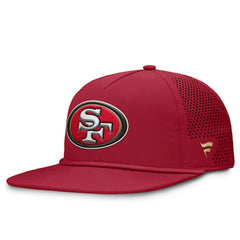 San Francisco 49ers Cryptic Trucker Adjustable Hat - Scarlet for sale