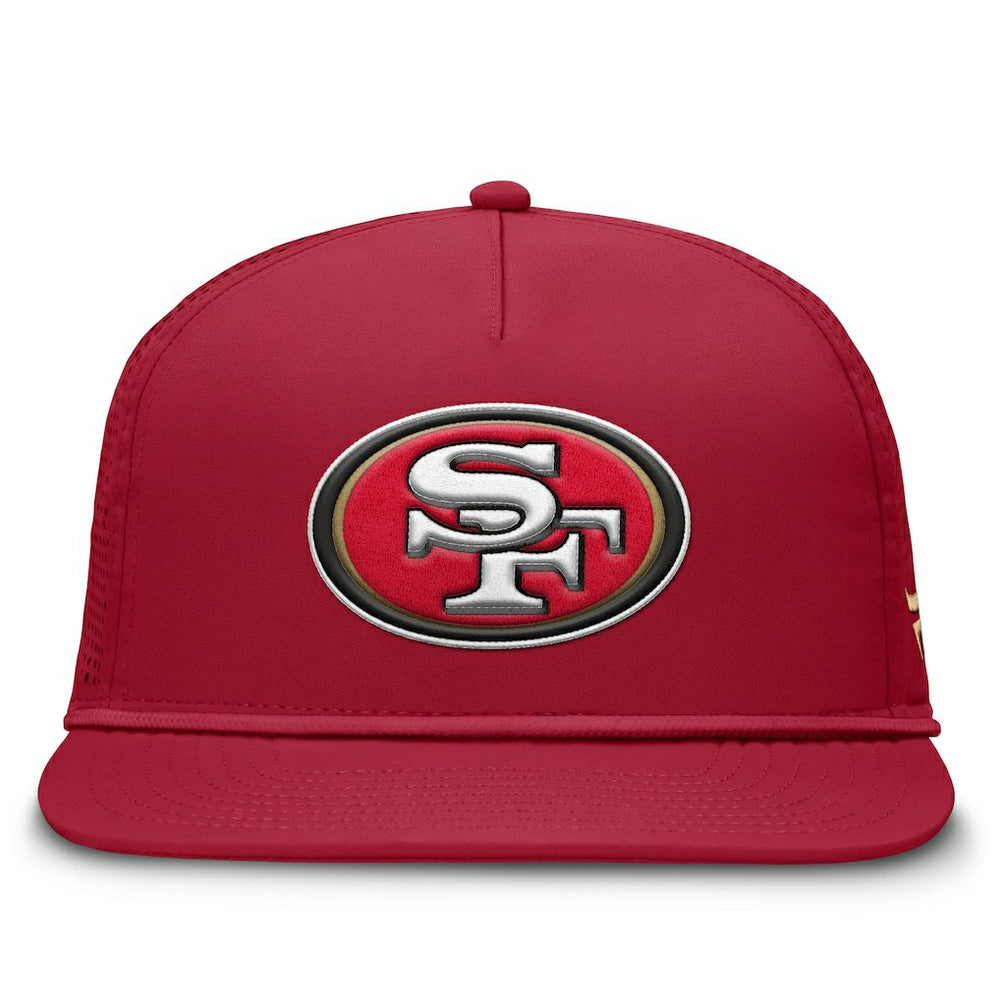 San Francisco 49ers Cryptic Trucker Adjustable Hat - Scarlet for sale