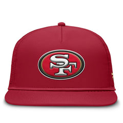 San Francisco 49ers Cryptic Trucker Adjustable Hat - Scarlet for sale