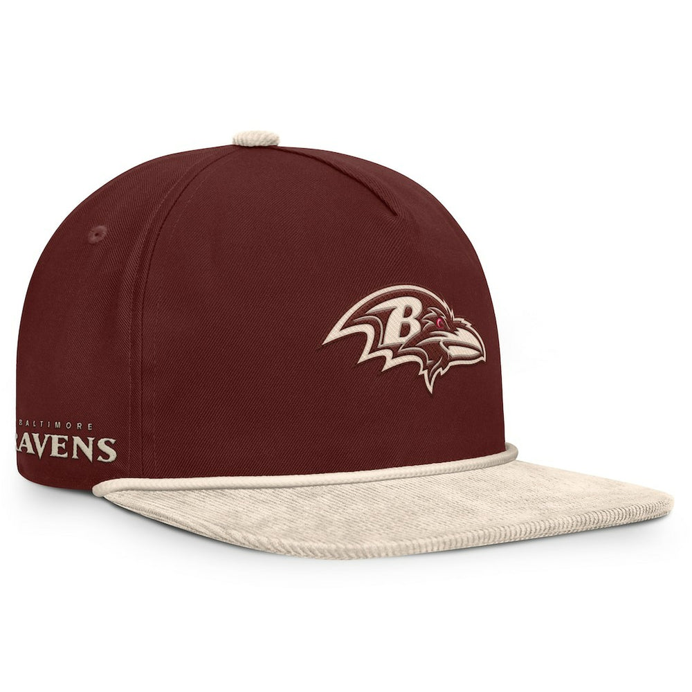 Baltimore Ravens NFL Reminisce Golfer Adjustable Hat - Brown on sale