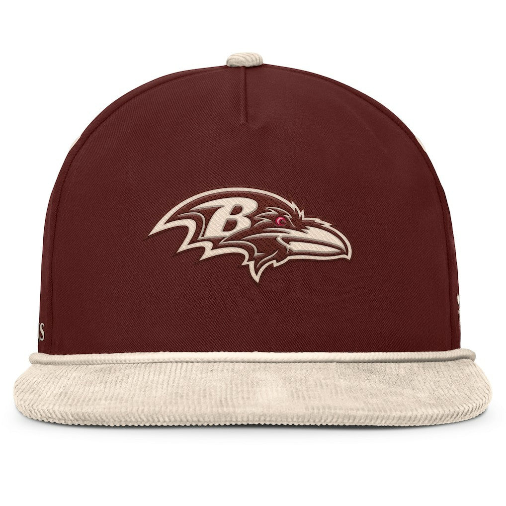 Baltimore Ravens NFL Reminisce Golfer Adjustable Hat - Brown on sale