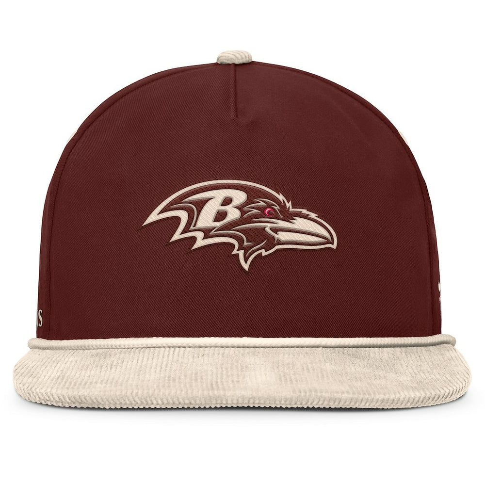 Baltimore Ravens NFL Reminisce Golfer Adjustable Hat - Brown on sale