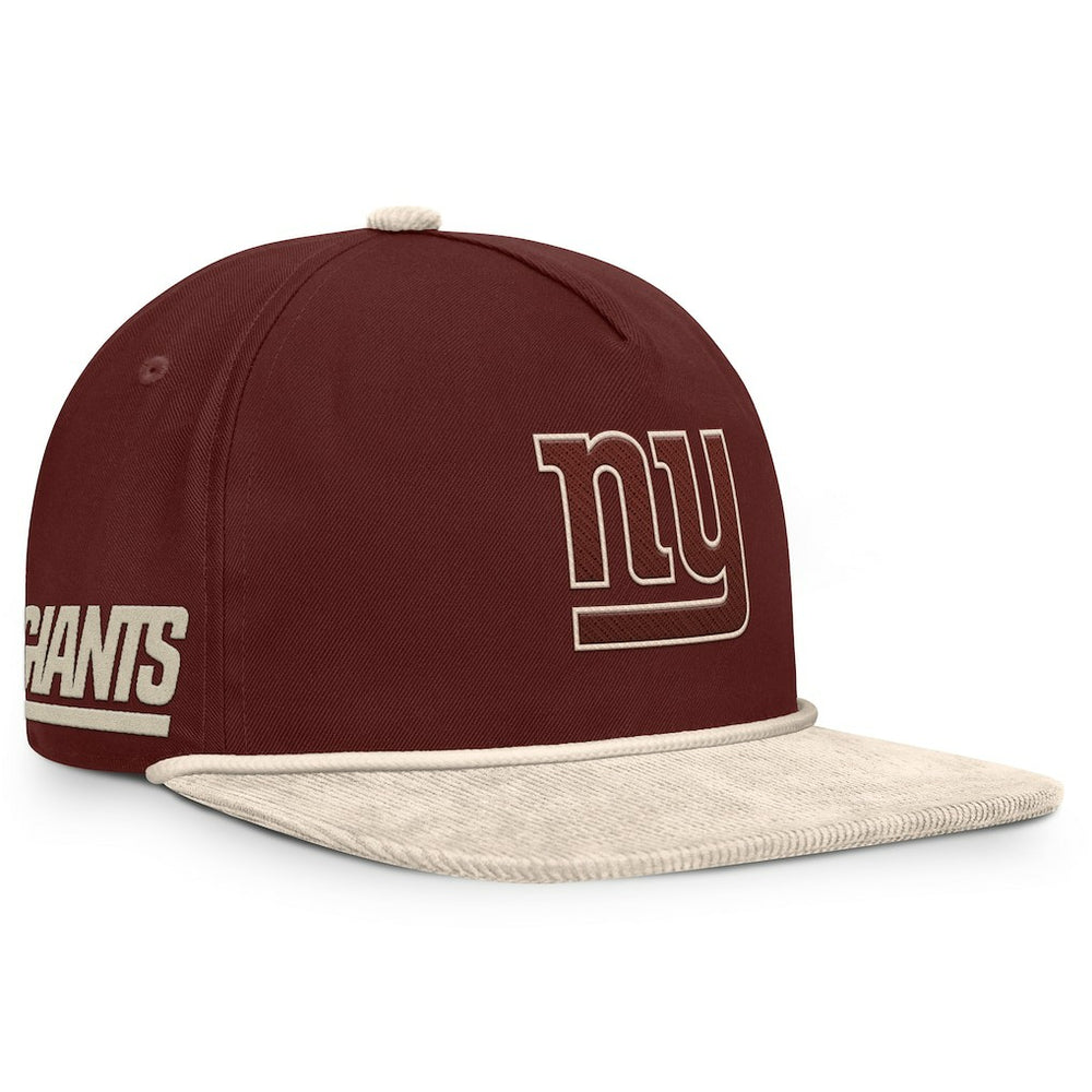 New York Giants NFL Reminisce Golfer Adjustable Hat - Brown cheap