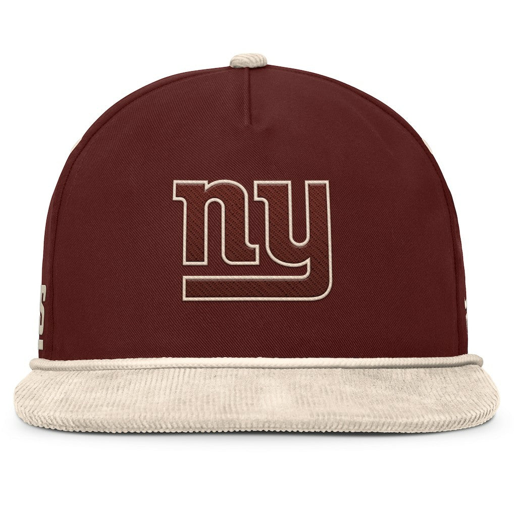 New York Giants NFL Reminisce Golfer Adjustable Hat - Brown cheap