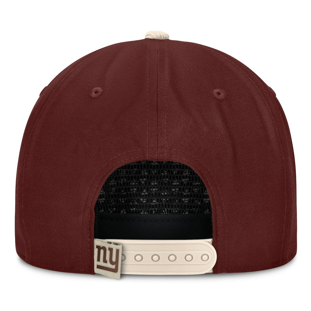 New York Giants NFL Reminisce Golfer Adjustable Hat - Brown cheap