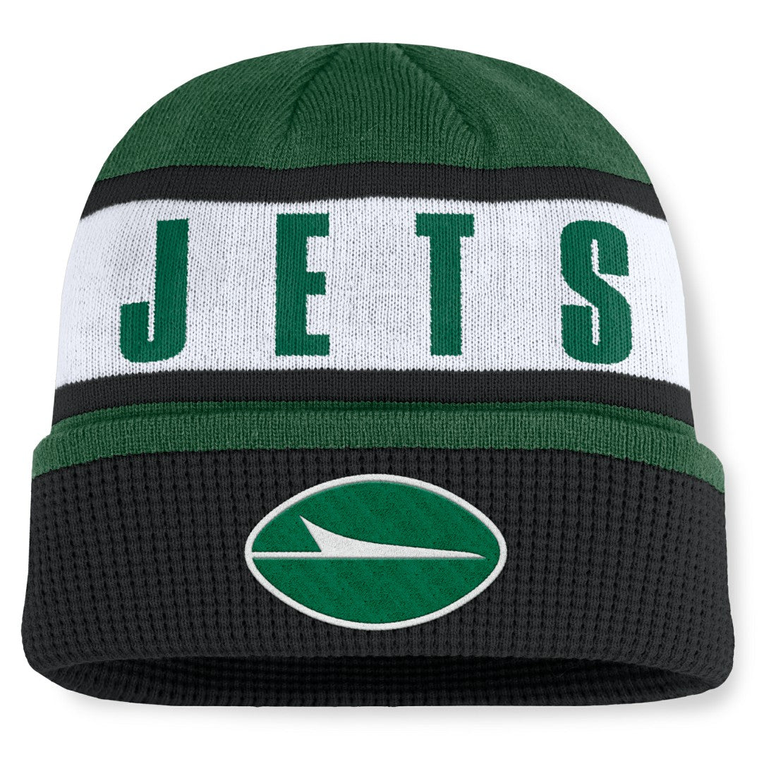 New York Jets Oskie Cuffed Knit Hat - Green/Black outlet