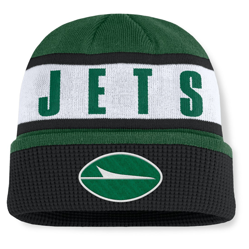 New York Jets Oskie Cuffed Knit Hat - Green/Black outlet