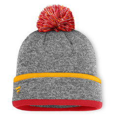 Kansas City Chiefs Motion Cuffed Knit Hat with Pom - Heather Gray outlet