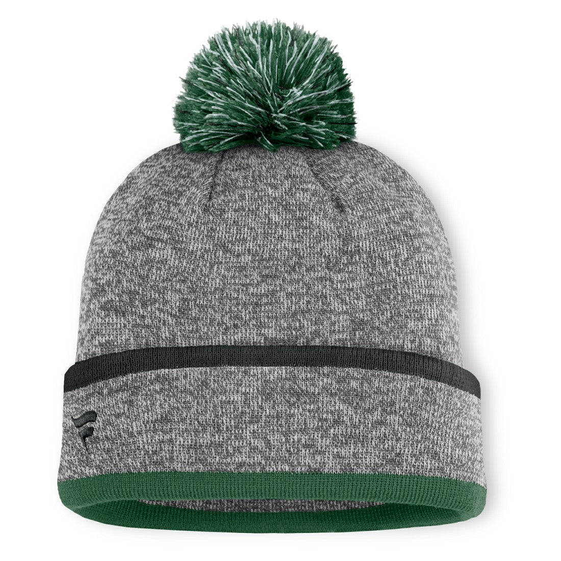 New York Jets Motion Cuffed Knit Hat with Pom - Heather Gray for sale