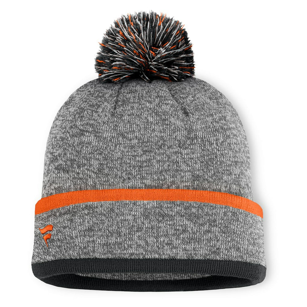 Cincinnati Bengals Motion Cuffed Knit Hat with Pom - Heather Gray cheap