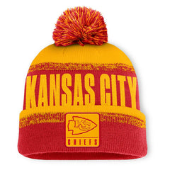 Kansas City Chiefs Play Action Cuffed Knit Hat with Pom - Red/Gold sale