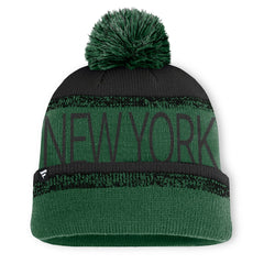 New York Jets Play Action Cuffed Knit Hat with Pom - Green/Black online