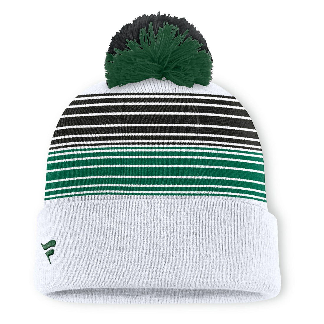 New York Jets Ghost Cuffed Knit Hat with Pom - White outlet