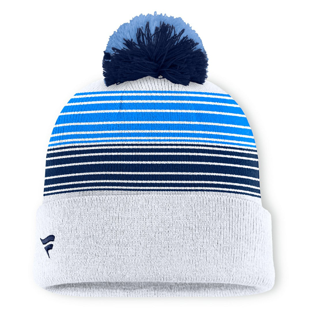 Tennessee Titans Ghost Cuffed Knit Hat with Pom - White outlet
