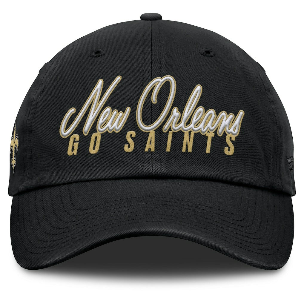 New Orleans Saints Women's Moxie Adjustable Hat - Black on sale
