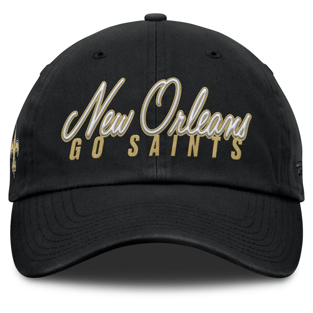 New Orleans Saints Women's Moxie Adjustable Hat - Black on sale