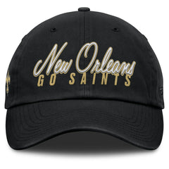 New Orleans Saints Women's Moxie Adjustable Hat - Black on sale