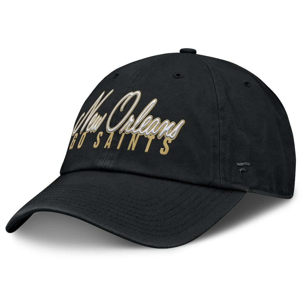 New Orleans Saints Women's Moxie Adjustable Hat - Black on sale