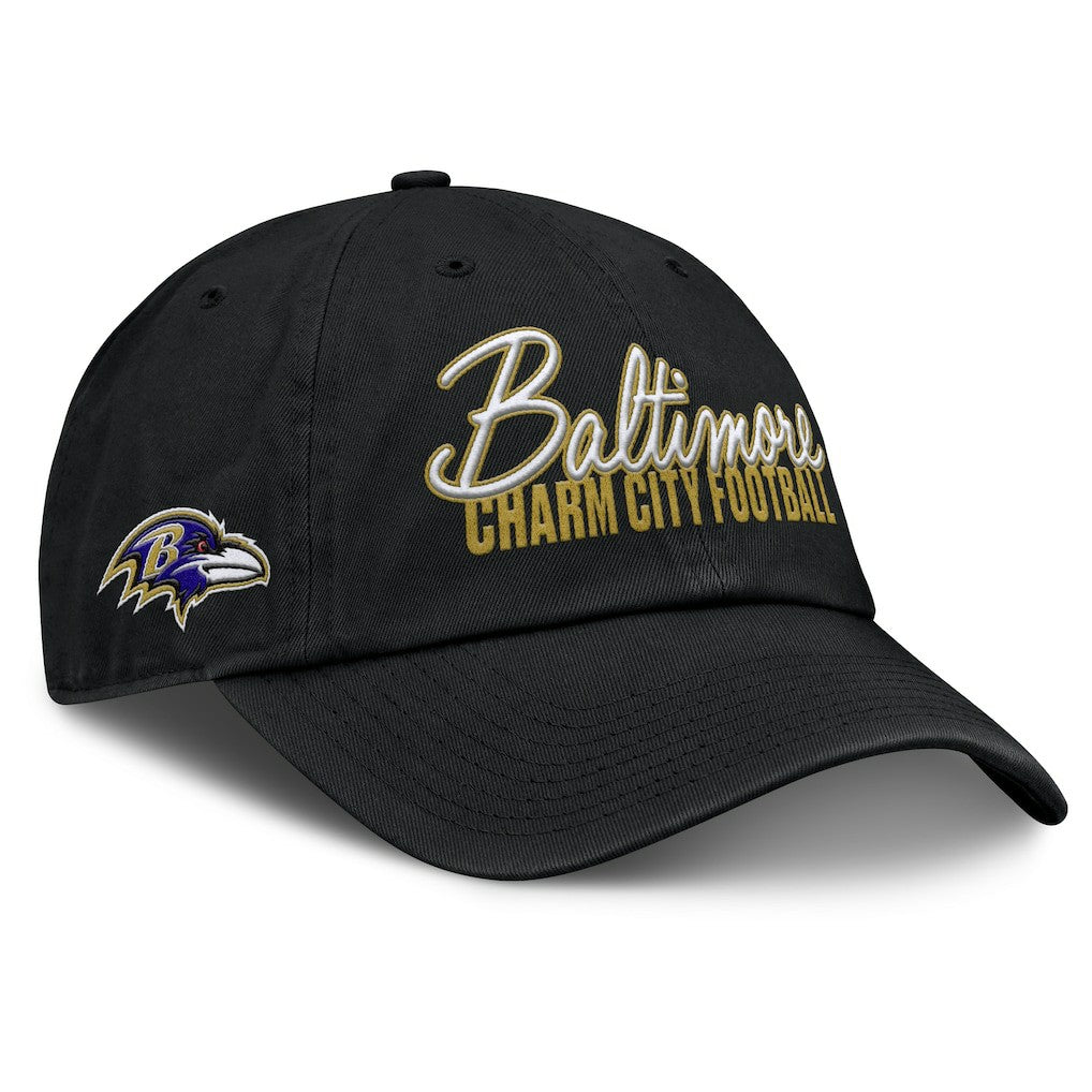 Baltimore Ravens Women's Moxie Adjustable Hat - Black online