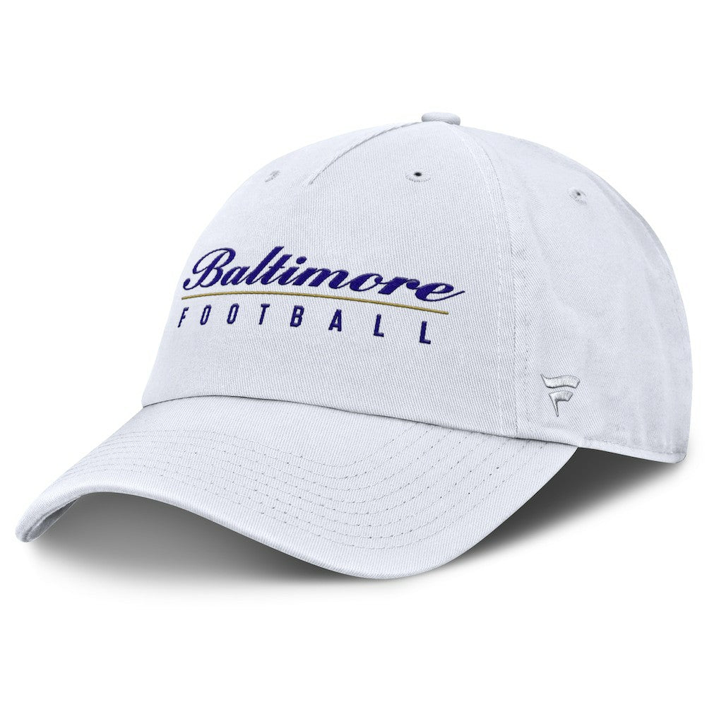 Baltimore Ravens Women's Harmony Adjustable Hat - White for sale