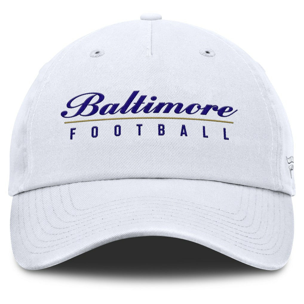 Baltimore Ravens Women's Harmony Adjustable Hat - White for sale