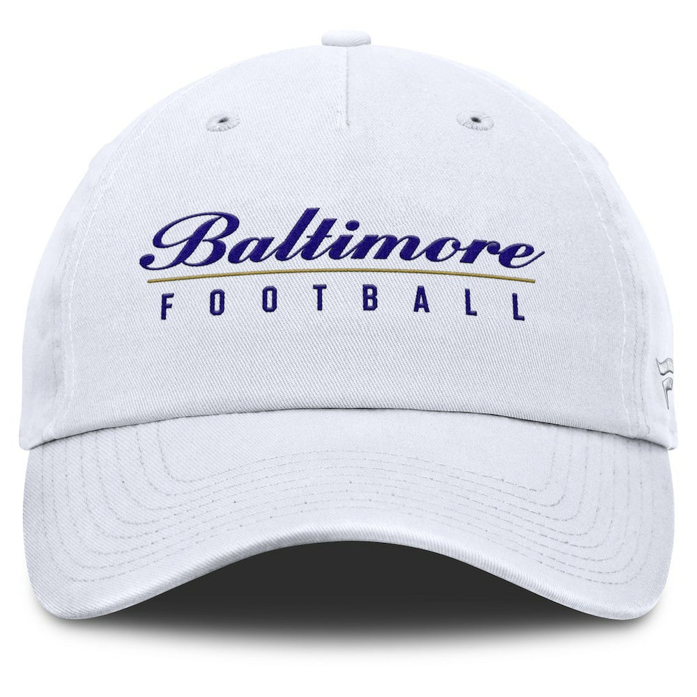 Baltimore Ravens Women's Harmony Adjustable Hat - White for sale