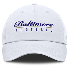 Baltimore Ravens Women's Harmony Adjustable Hat - White for sale