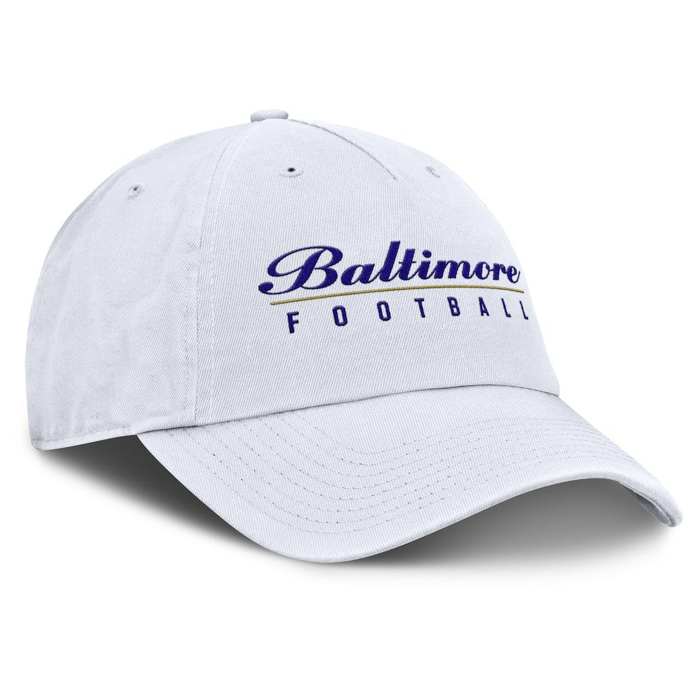 Baltimore Ravens Women's Harmony Adjustable Hat - White for sale
